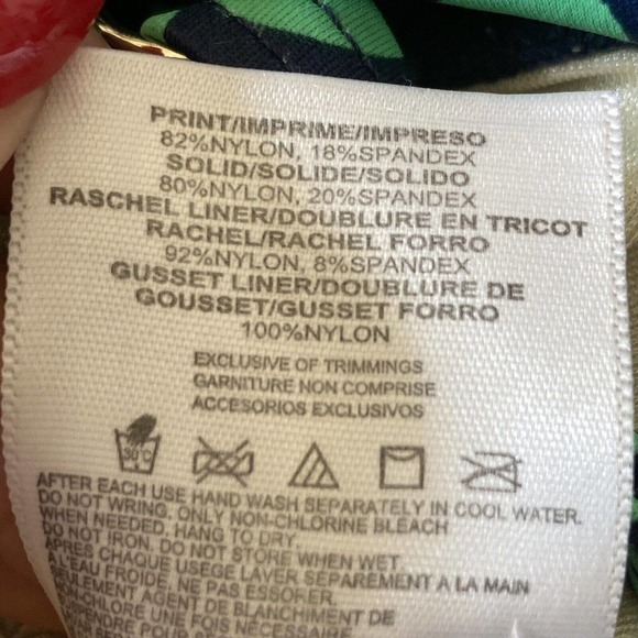 Fit 4 U Swimwear 8 One Piece Tiered Romper‎ With Adjustable Straps Heart Green - Picture 9 of 9